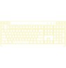Gaming keyboard Hator Icefall white membrane (black/white keys)