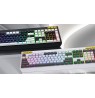 Gaming keyboard Hator Icefall white membrane (black/white keys)