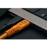 Tether Tools cable USB-C - USB-C TetherPro Optima 10G Right Angle 1.8m, orange
