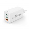 Hama 00125140 charger 100W GaN PD QC 2× USB-C 1× USB-A