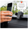 Fixed Iconiq Dash with adhesive foot for dashboard | FIXICQ-M-BK | Universal car holder | Black