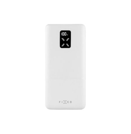 Fixed Power bank Zen 20 with LCD display and PD 20W output | FIXZEN-20-WH | 20000 mAh | White