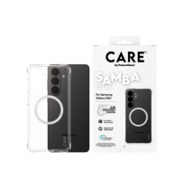 CARE by PanzerGlass Samba Case Transparent w. White Qi Samsung New Galaxy S26 Plus | PanzerGlass