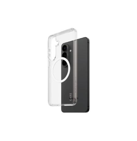 CARE by PanzerGlass Urban Explorer Case Transparent w. White Qi Samsung New Galaxy S26 Plus | PanzerGlass