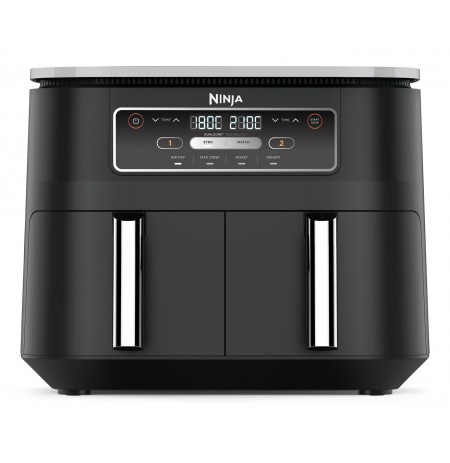 Ninja AF200EU fryer Double 7.6 L Stand-alone 2400 W Hot air fryer Black