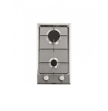 Gas cooktop Beko  HDCG 32220 SX (2 fields, inox color)