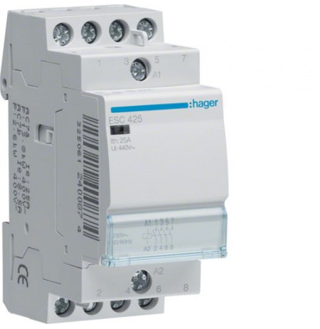 Hager ESC425 electrical relay 4