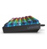 Lenovo Legion K510 Mini Pro keyboard Gaming USB US English Black, Transparent