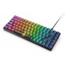 Lenovo Legion K510 Mini Pro keyboard Gaming USB US English Black, Transparent