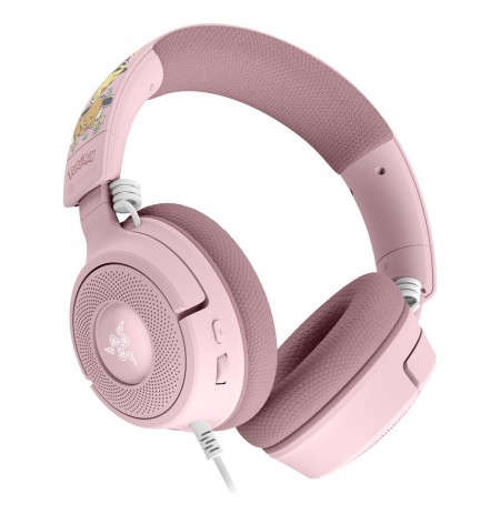 Razer Kraken V4 X – Pikachu & Eevee Edition Headset Wired Head-band Gaming USB Type-C / USB Type-A Pink