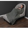 Mad Monkey 2000051 electric blanket Electric heated wrap Grey Fleece
