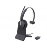 Yealink WH64 Hybrid Mono with Charging Stand Headset Wireless Head-band Office/Call center Micro-USB Bluetooth Black