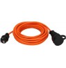 Brennenstuhl 1169930 power extension 10 m 1 AC outlet(s) Outdoor Orange