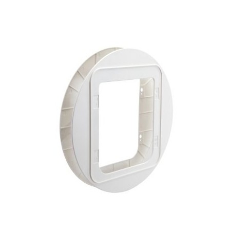 SUREFEED pet flap mounting adapter - white