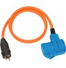Brennenstuhl 1132910525 power extension 1.5 m 1 AC outlet(s) Outdoor Black, Blue, Orange