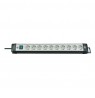 Brennenstuhl 1951500100 power extension 3 m 10 AC outlet(s) Indoor Black, Light Green