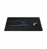 Logilink mouse pad, sewn edges, 890x435mm, black, size XXL