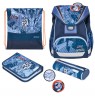 Herlitz UltraLight Plus TechMech school bag set Boy Polyester Blue, Orange