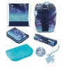 Herlitz SoftLight Plus Greenline Blue Ice school bag set Girl Polyester Blue, Navy