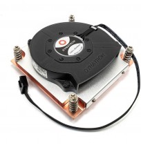 Inter-Tech Q-3 Processor Heatsink/Radiator 8 cm Black, Silver 1 pc(s)