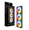 COUGAR Unity360-FB Single-Frame 360 ARGB PWM Reversed Fan with Stream Cable Design, Black