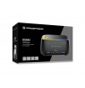 Conceptronic DONN36B Dual-bay RGB Hard Drive Docking Station, for 2.5/3.5-Inch HDD SSD, 2 x USB A, SD/TF Card Reader, UASP