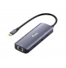 Equip USB-C 7-in-1 MST Multifunctional Adapter, Dual HDMI 4K/30Hz, Gigabit Ethernet, 100W USB-C PD, USB-C (5Gbps) x 1, USB-A