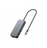 Conceptronic ABBY24G USB-C to Dual-Port Gigabit Network Adapter with 2-Port USB Hub