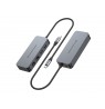 Conceptronic ABBY24G USB-C to Dual-Port Gigabit Network Adapter with 2-Port USB Hub