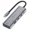 MediaRange MRCS511 interface hub USB Type-C 480 Mbit/s Silver
