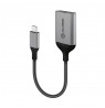 Alogic Adapter USB-C -daugiau  2x USB-C St/2xBu 10cm Space grey
