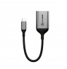Alogic Adapter USB-C -daugiau  2x USB-C St/2xBu 10cm Space grey