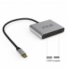 Inca ITPC-4T interface hub USB 3.2 Gen 1 (3.1 Gen 1) Type-C Aluminium