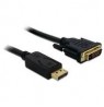 DeLOCK Displayport daugiau  DVI 24+1 m/m 5m DVI-D