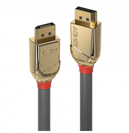 Lindy 7.5m DisplayPort 1.2 Cable, Gold Line