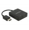 DeLOCK 63276 video cable adapter HDMI Type A (Standard) Black