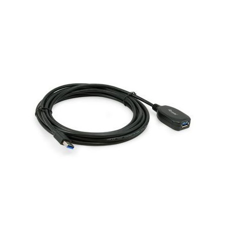 Equip cable USB-A3.0-daugiau A active extension M/F 5.00m black