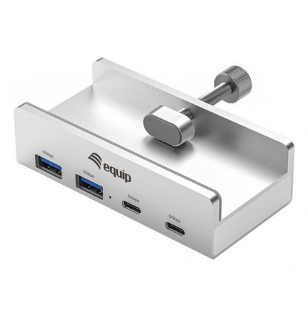 Equip 128967 interface hub USB 3.2 Gen 1 (3.1 Gen 1) Type-A 5000 Mbit/s Aluminium