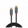 Lindy 2m USB 3.2 Type C Cable, 5A PD, Anthra Line