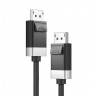 ALOGIC FUDP2-SGR DisplayPort cable 2 m Grey, Black