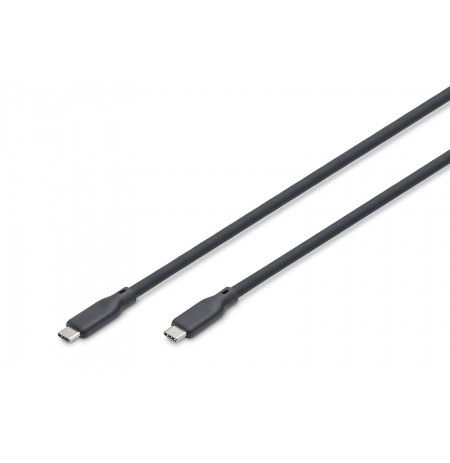 Digitus USB silicone cable, USB4 version 2.0, USB 80Gbps, 1.5 m, black