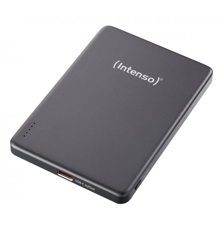 Intenso Magnetic Wireless Power Bank 5000 mAh Grey USB-C