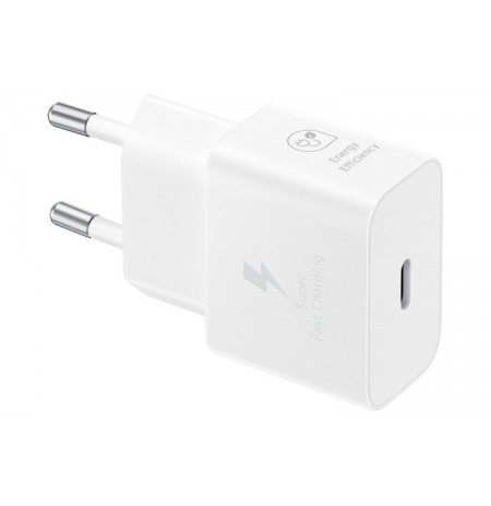 Samsung EP-T2510 25W AC Maitinimo adapteris USB-C + Kabelis USB-C, Balta