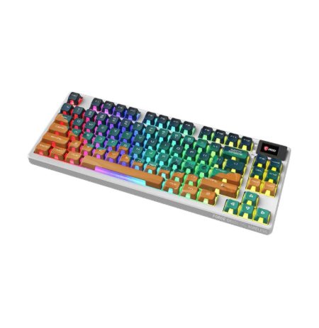 MSI FORGE GK600 TKL WIRELESS MARS | Gaming Keyboard | Wireless | US | Bluetooth | Wireless connection | Mechanical Linear