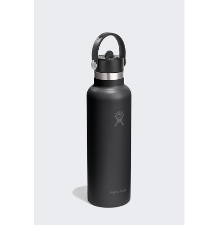 Hydro Flask 21 Oz Standard Flex Straw Cap (621ml) thermal bottle - black