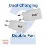 CLUB3D 2-Pack USB C Charger 30 Watt Whit