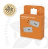 CLUB3D 2-Pack USB C Charger 30 Watt Whit