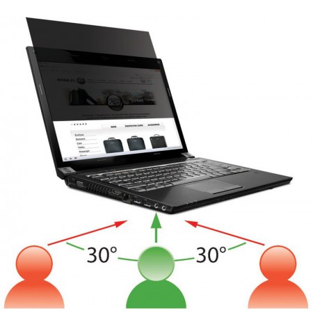 Mobilis Privacy Filter 13.3" W (16:10) Dim : 286,4x179mm