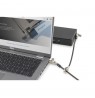 Kensington Slim N17 2.0 Keyed Dual Head Laptop Lock for Wedge-Shaped Slots