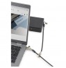 Kensington Slim N17 2.0 Keyed Dual Head Laptop Lock for Wedge-Shaped Slots